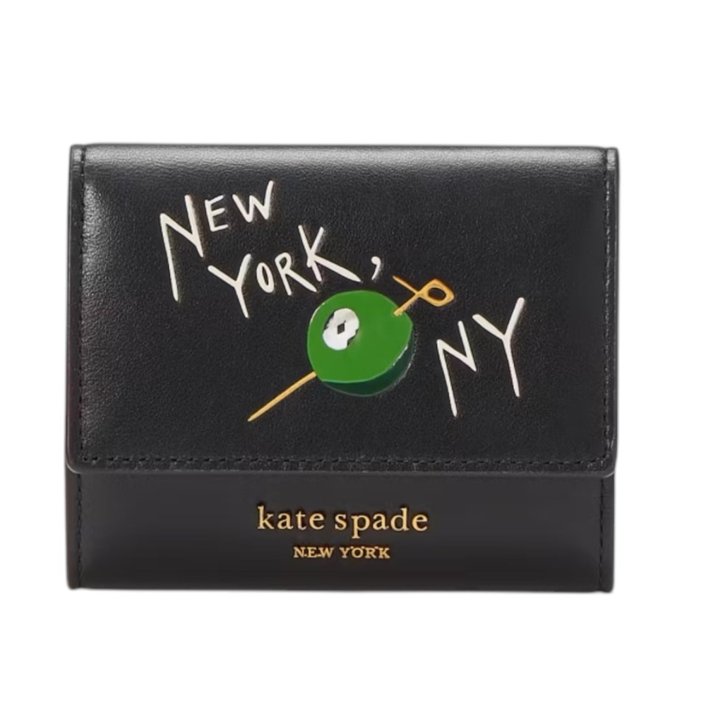 Kate Spade Black Wallet with New York Design